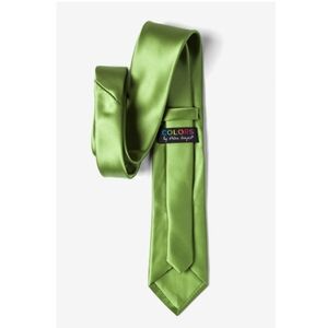 NWT Colors by Peter Hayer Satin Effect Green Tea Tie